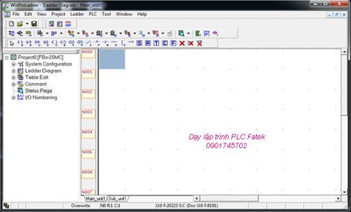 Hướng dẫn cài đặt phần mềm PLC Fatek WinProLadder V3.3-3