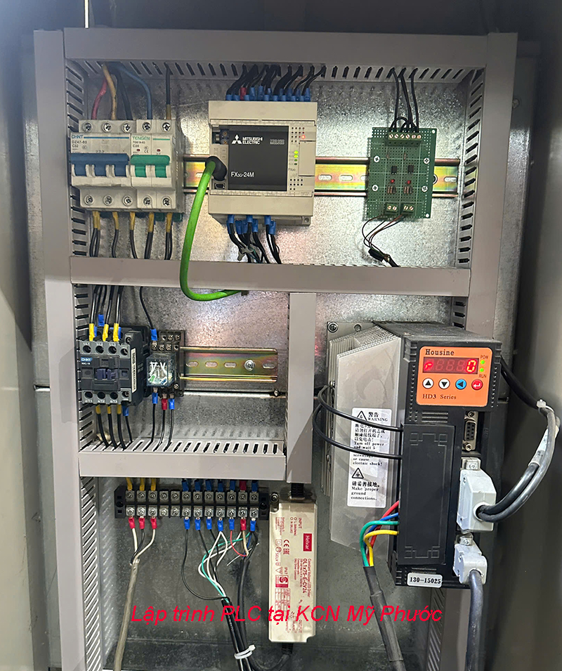 Tủ điện lập trình PLC tại KCN Mỹ Phước
