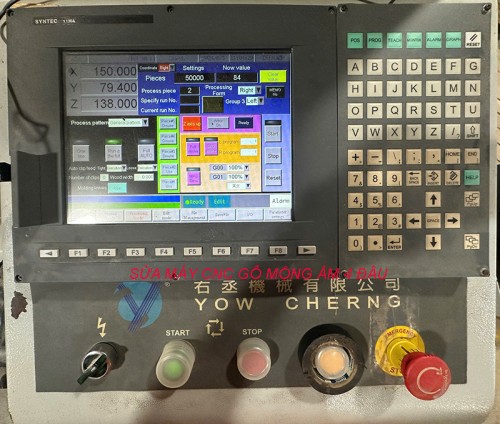 SỬA MÁY CNC GỖ MỘNG ÂM 4 ĐẦU