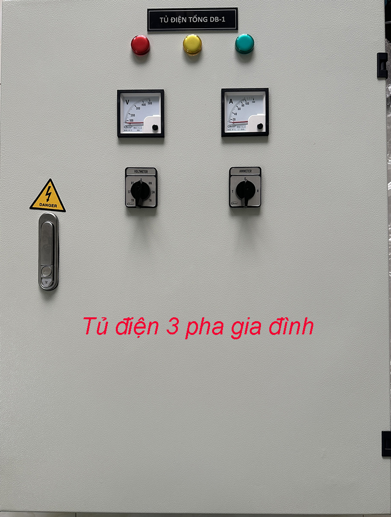 tủ điện 3 pha gia đình