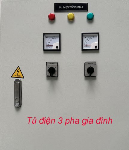 TỦ ĐIỆN 3 PHA GIA ĐÌNH